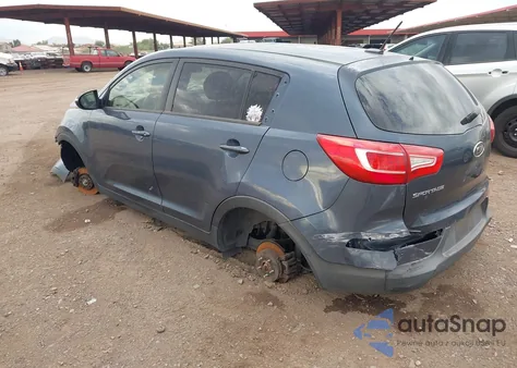 2012 Kia Sportage Lx из США, поврежденный, VIN KNDPBCA27C7315478